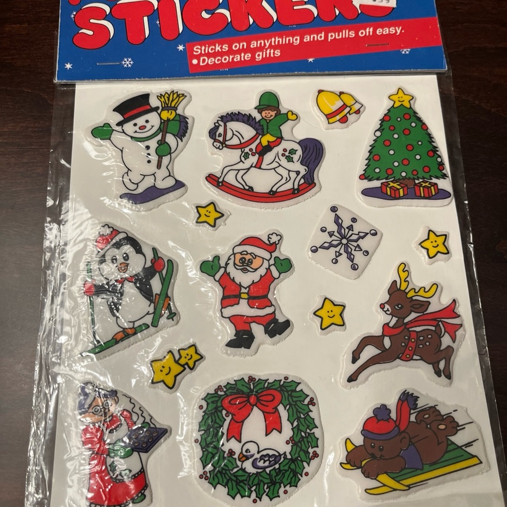 Festive Holiday Stickers